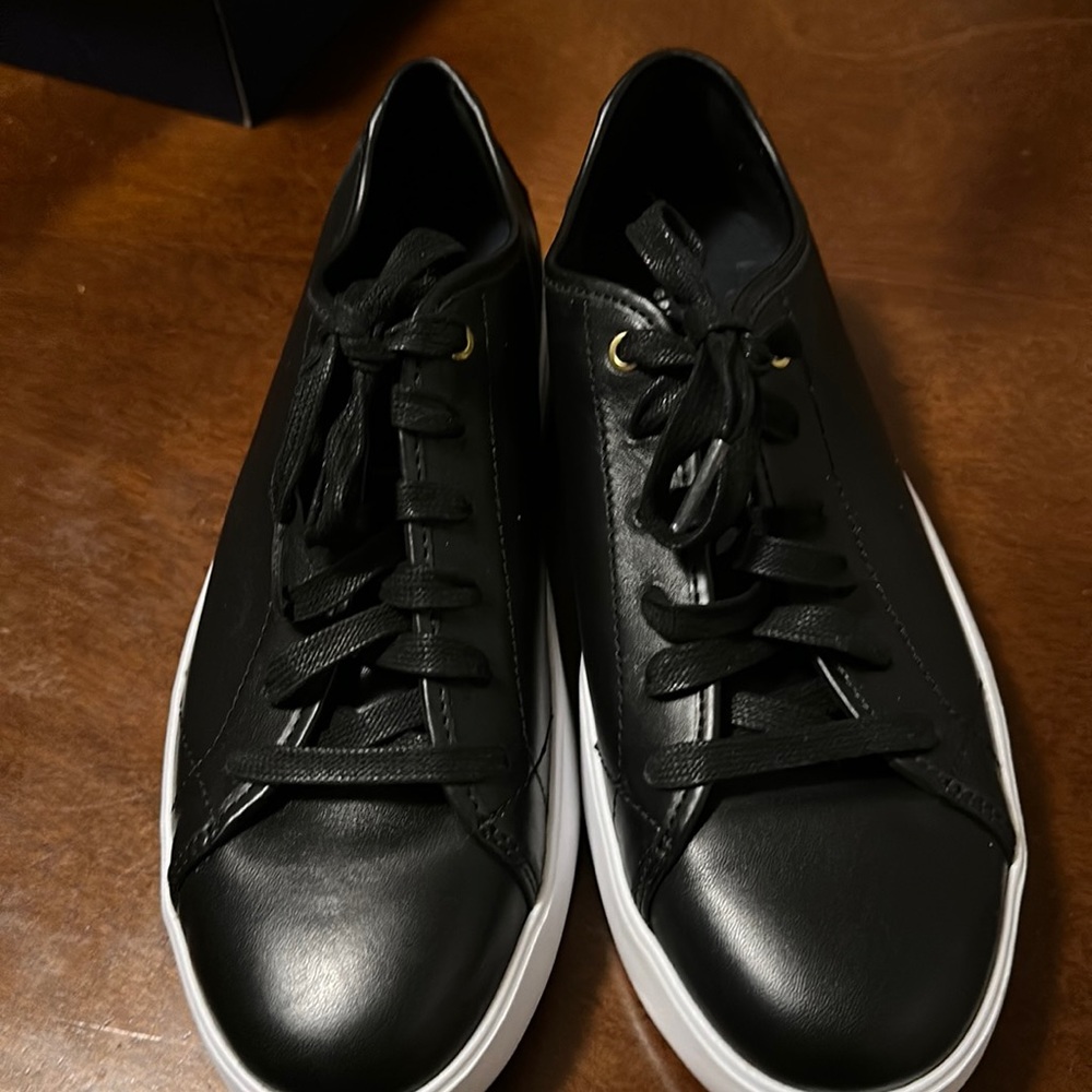 Cole Haan Black Leather Sneakers
